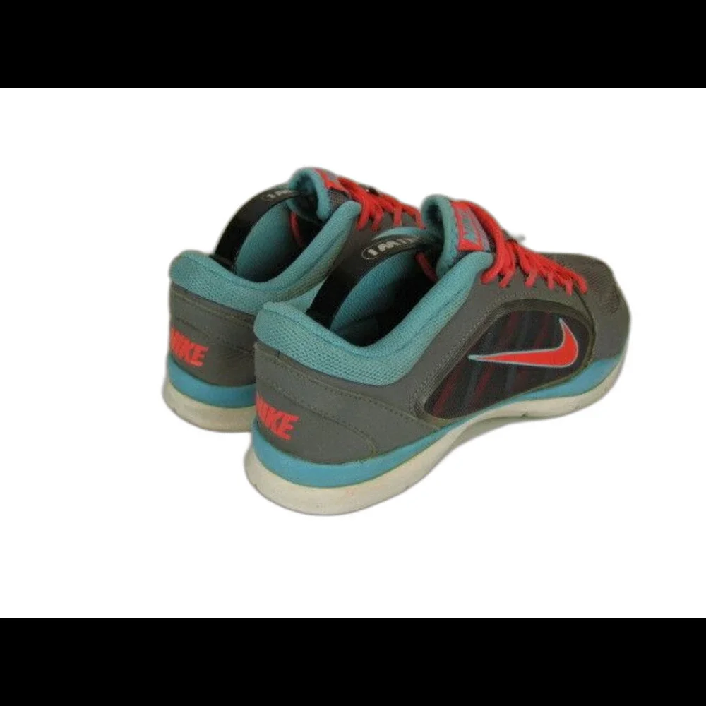 Womens Nike Training Gray/Blue Running Athletic Tennis Shoes sz 7.5